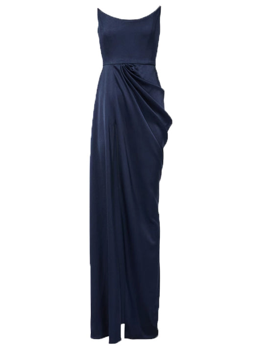 Side Split Off Shoulder Long Dress