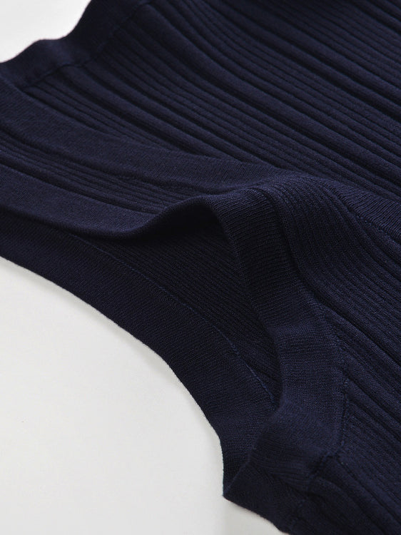 Square Collar Sleeveless Long Dress