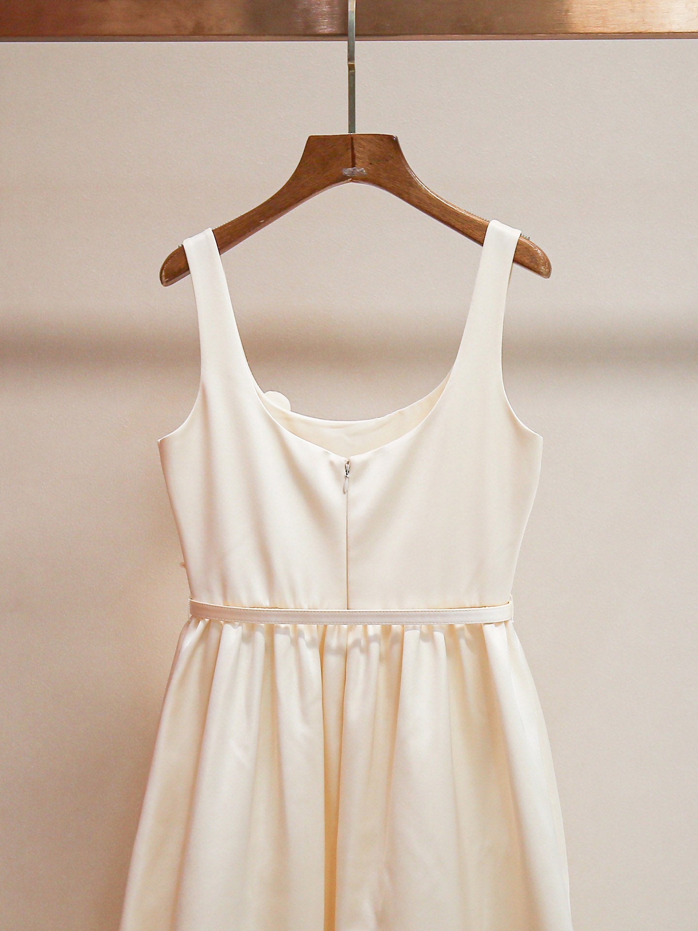 Solid Patchwork Flower Midi Dress
