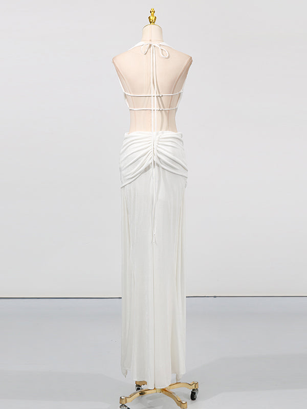 Sexy Off Shoulder Backless Long Dress
