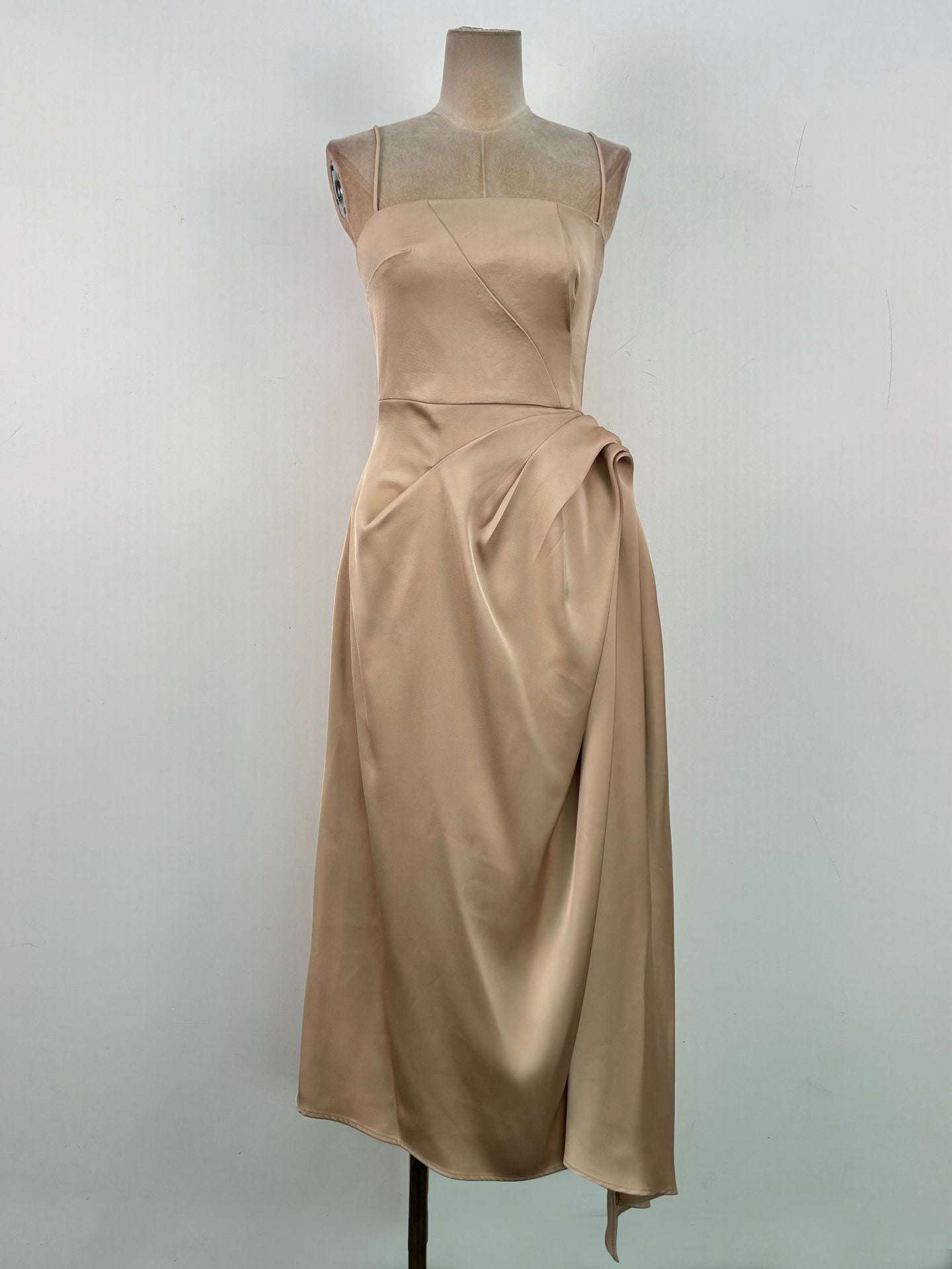 Elegant Strap Off Shoulder Long Dress