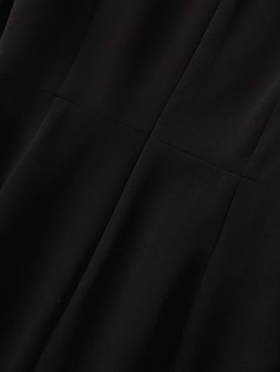 Elegant Patchwork Diamonds Midi Dress