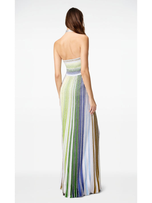 Temperament Pleated Off-Shoulder Long Dress