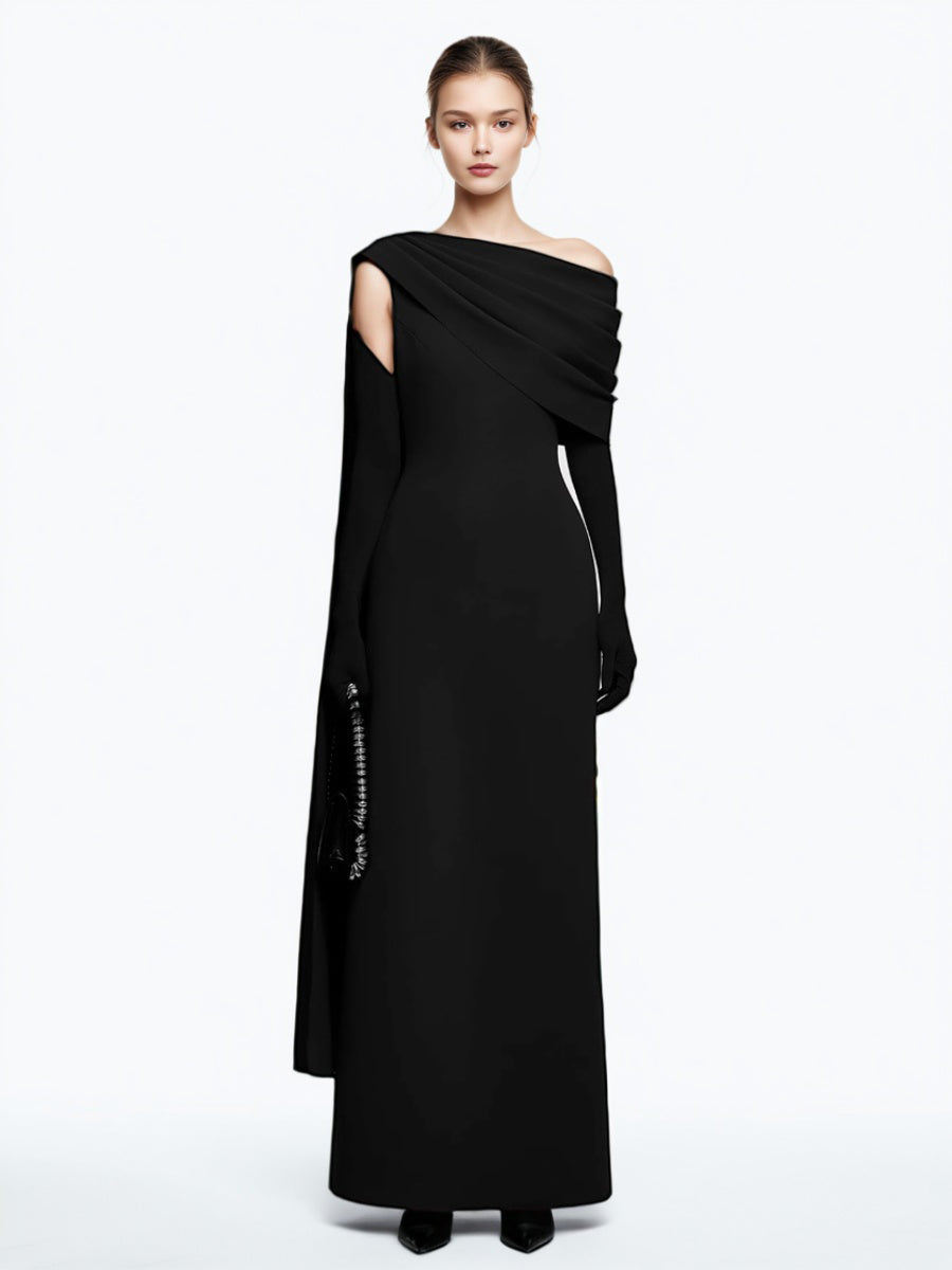 Chic Elegant Solid Long Dress