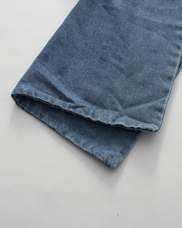 Applique Denim Mini Skirt