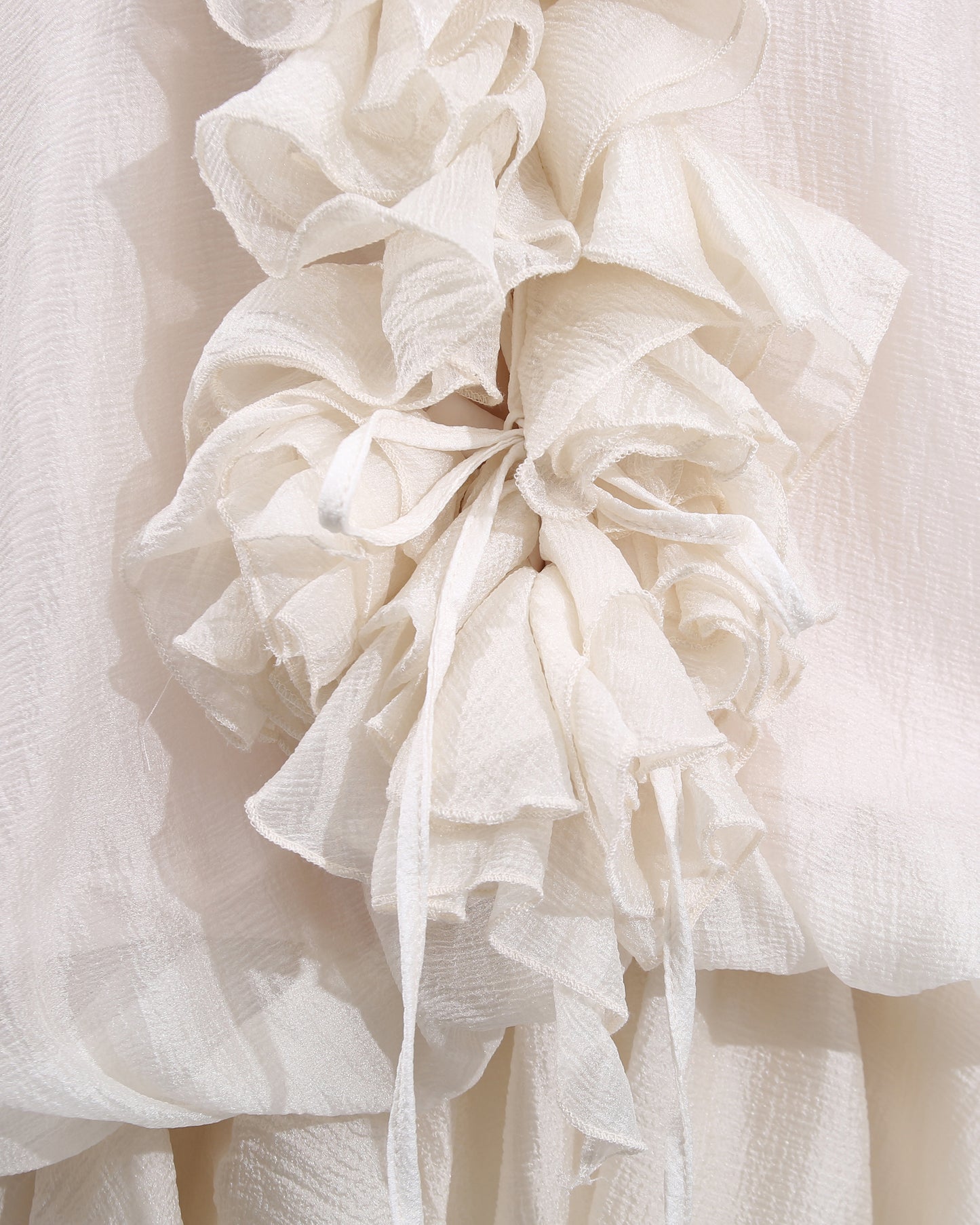 Apricot Floral Ruffle Mini Dress