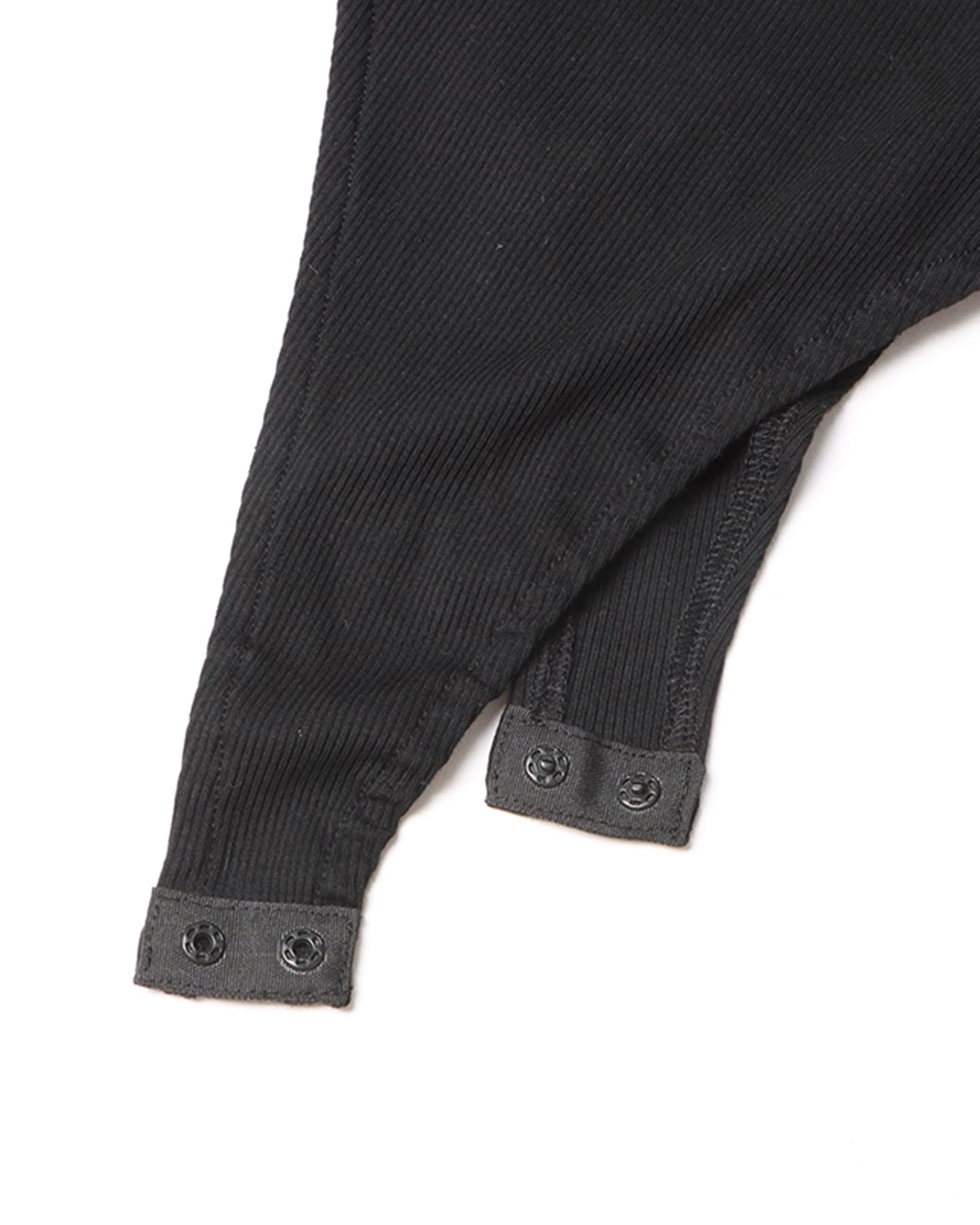 Black Hooded Bodysuit Sweatshirt