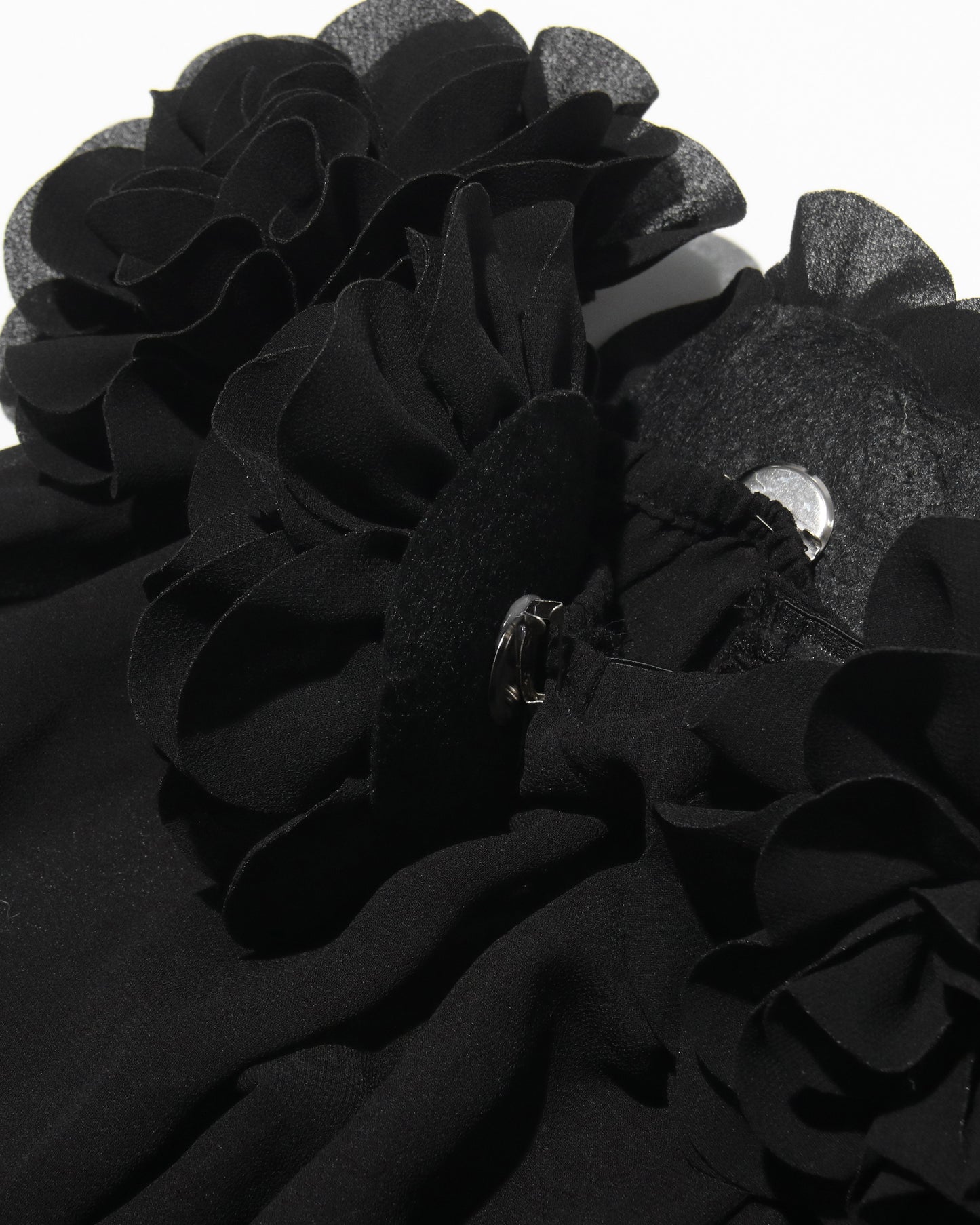 Black Off-Shoulder Floral Maxi Dress