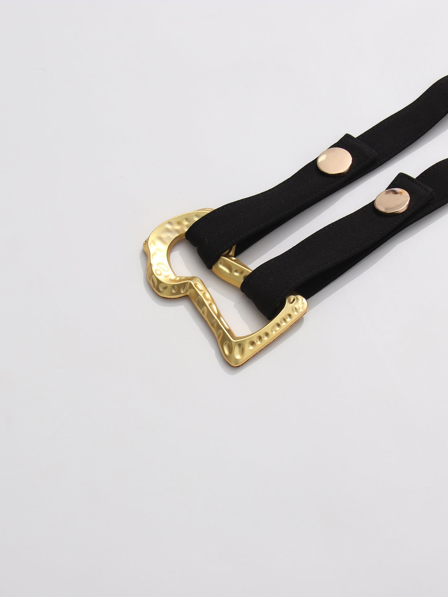 Black Trench Coat with Faux Fur Collar & Buckle Belt