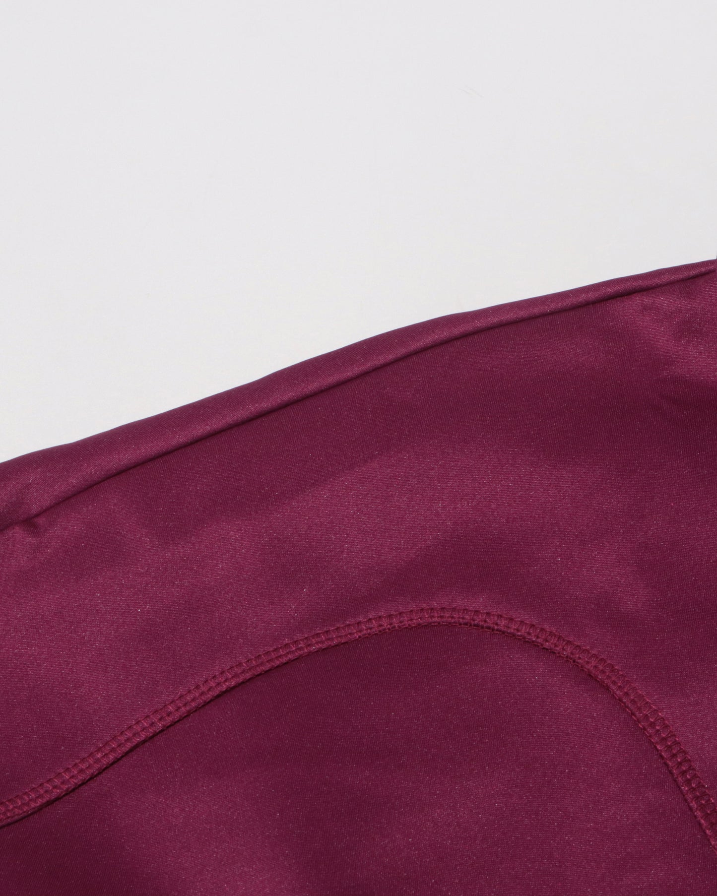 Burgundy Zip-Up Peplum Jacket