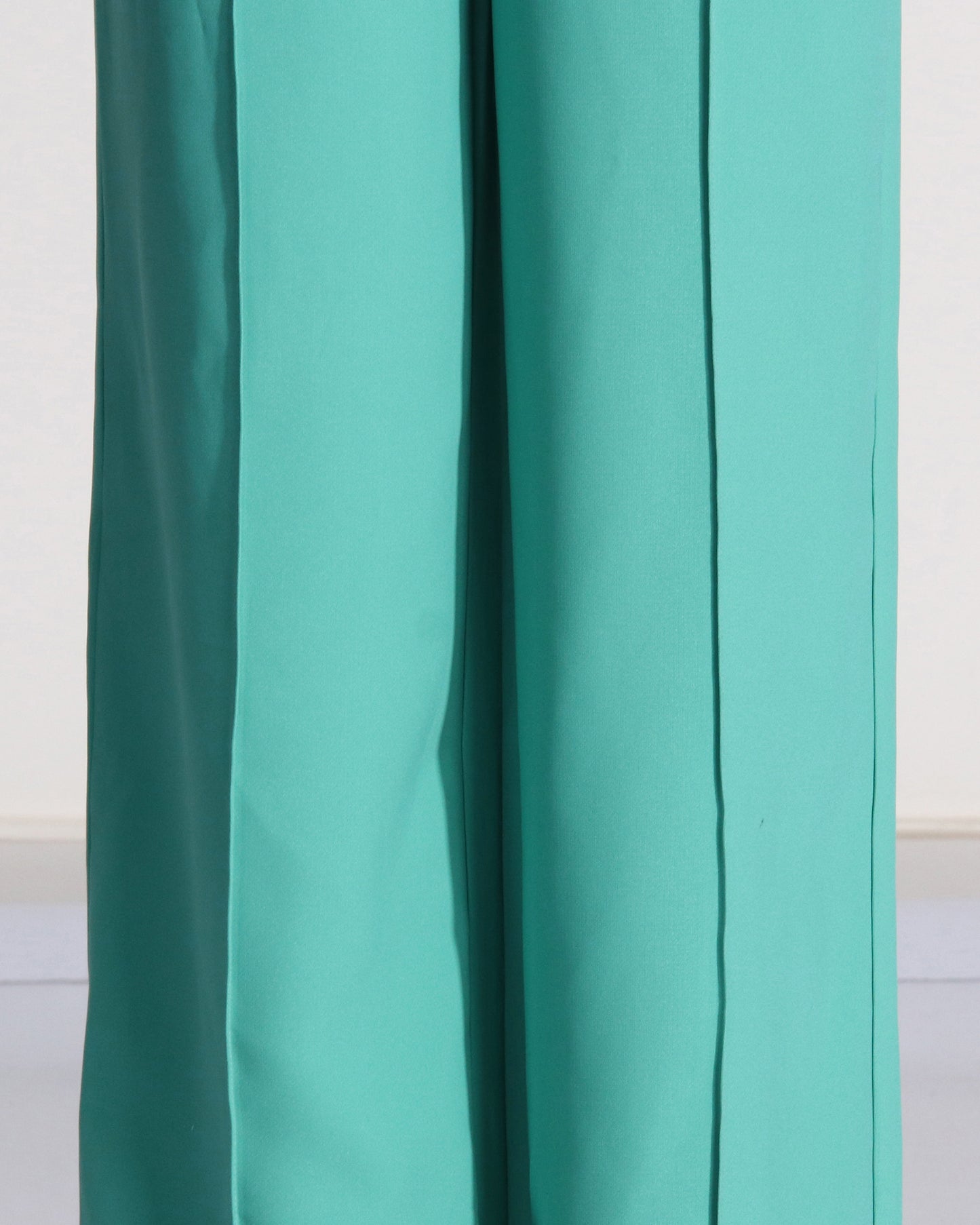 Green Belted Blazer & Trousers Set