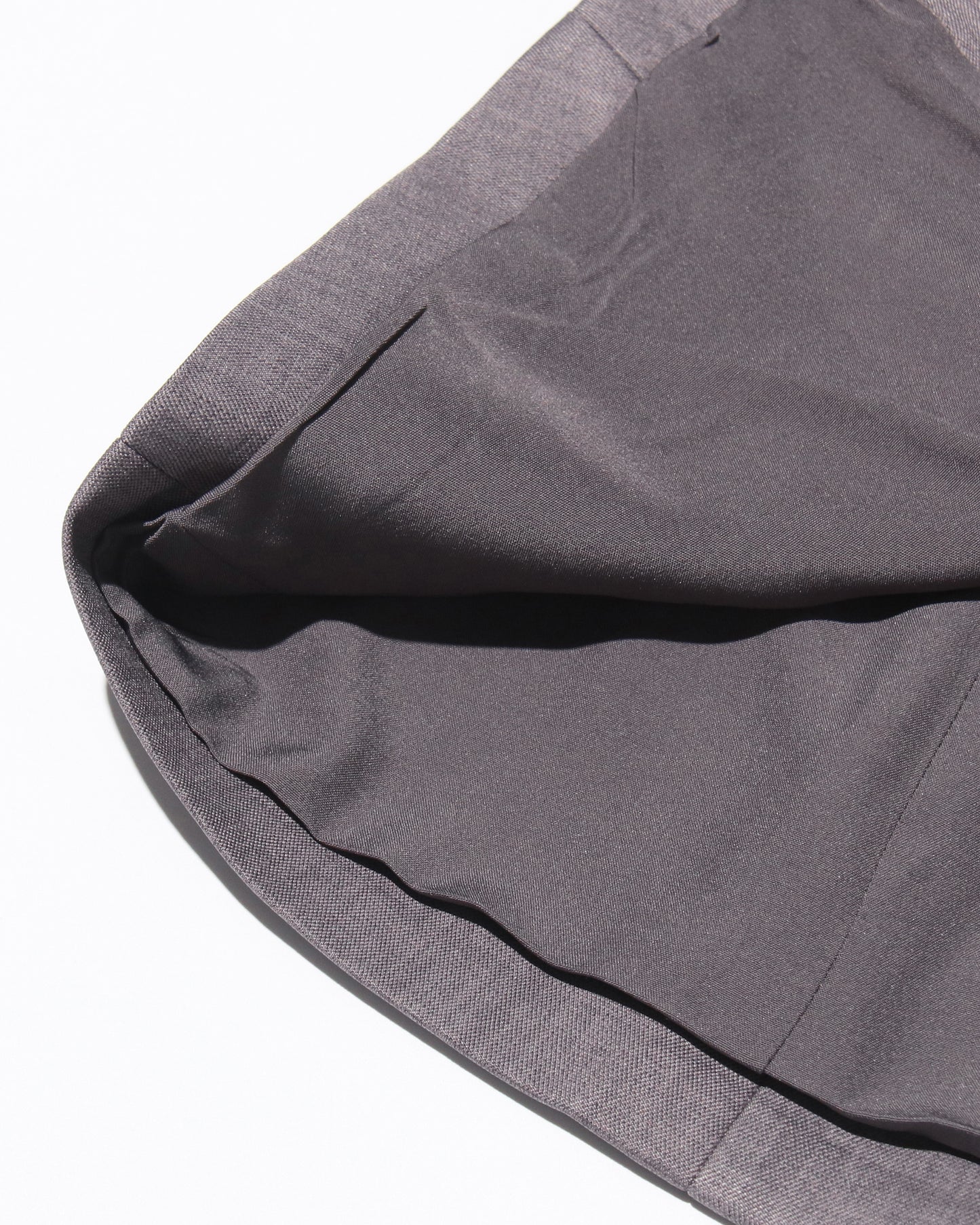 Grey Blazer with Contrast Collar & Waist Belt