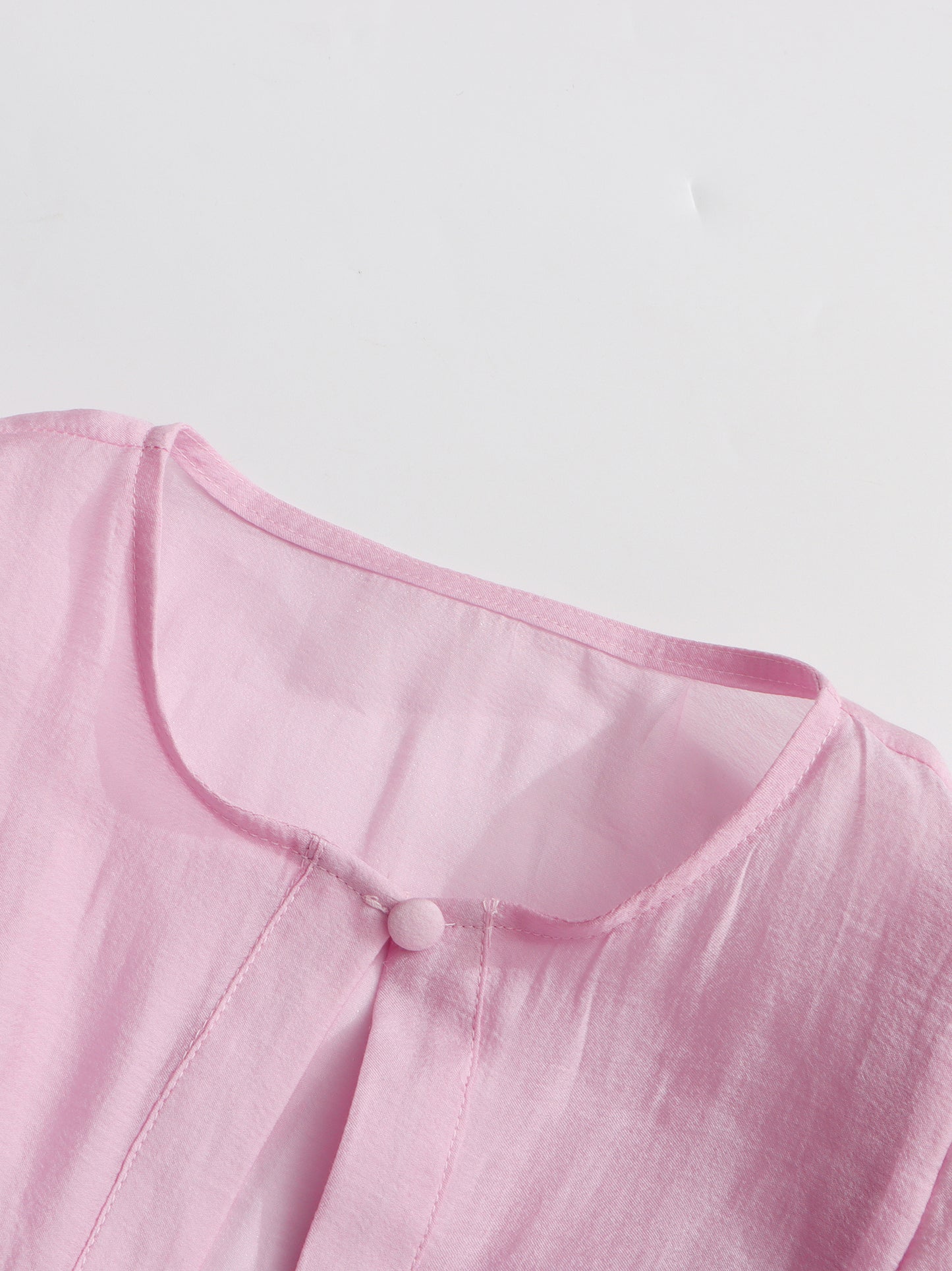 Romantic Pink Ruffled Tiered Mini Dress with Belt