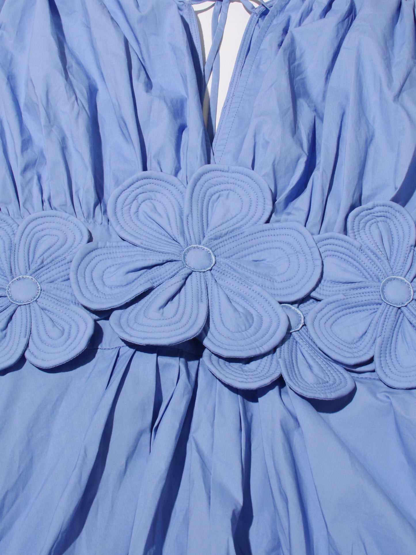 Patchwork Bowknot Flower Long Dress