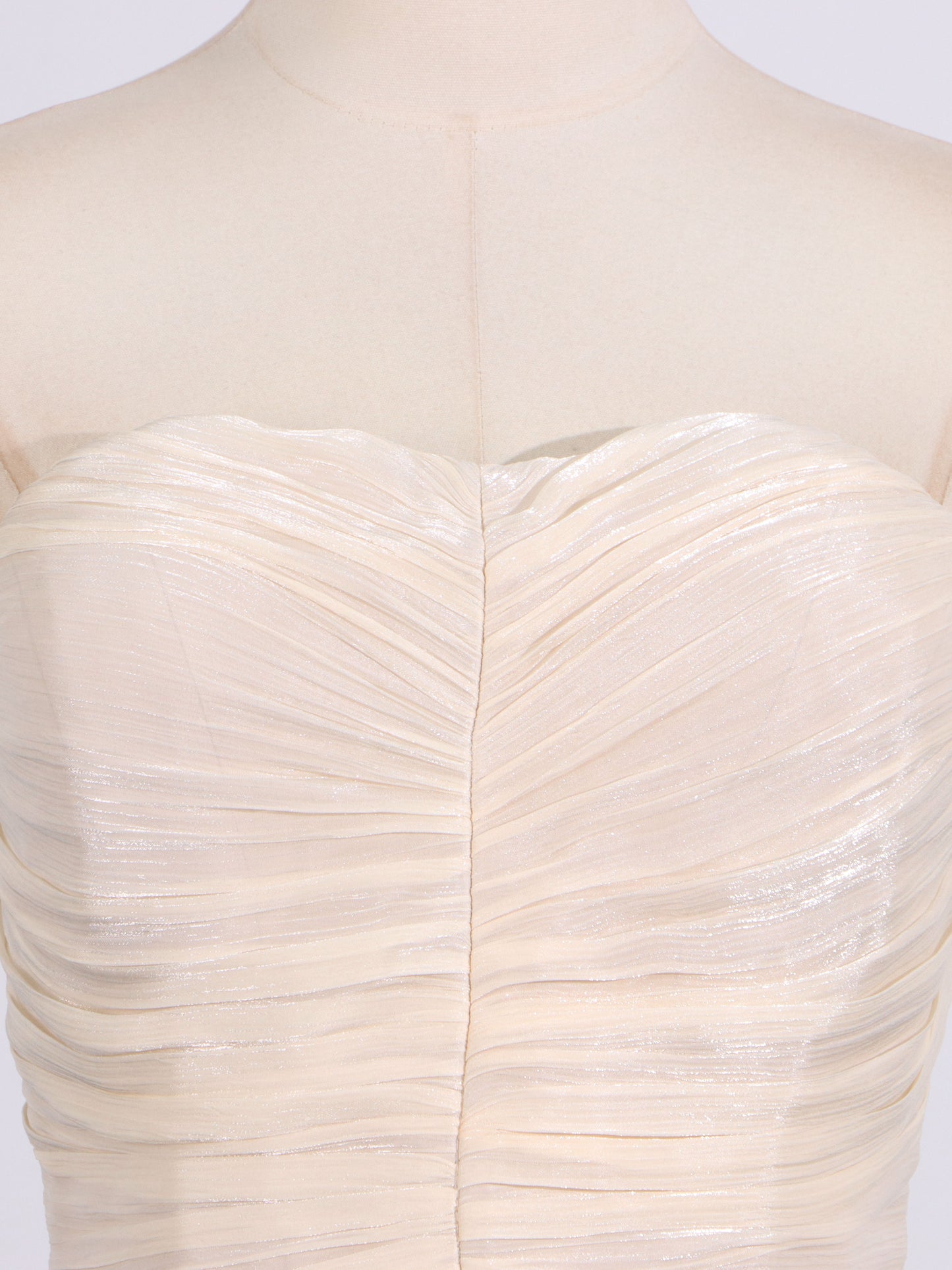 Off Shoulder Pleated Long Dress