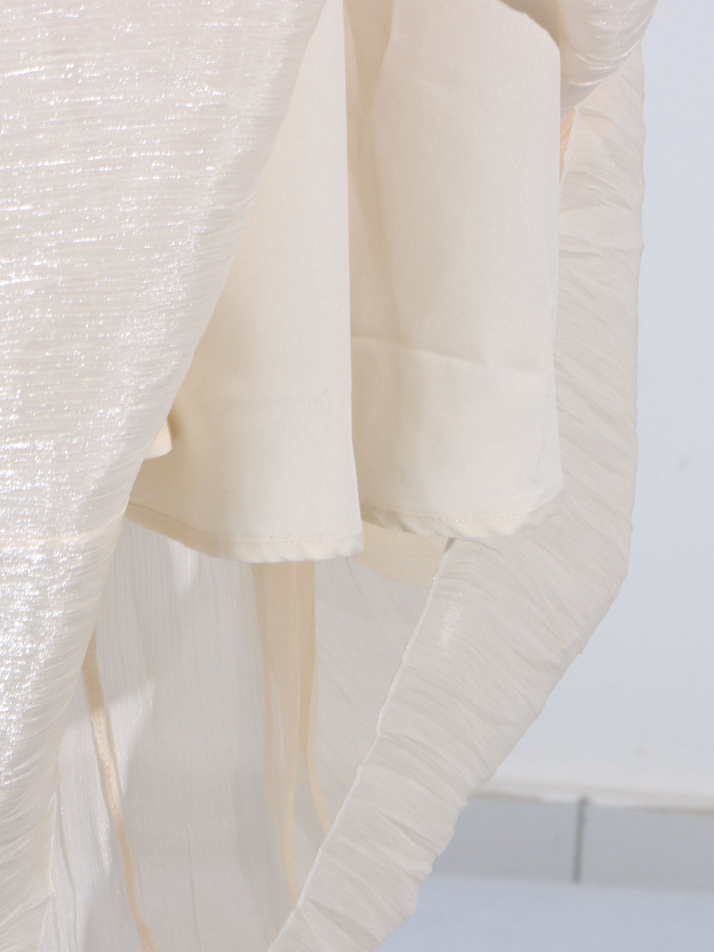 Off Shoulder Pleated Long Dress
