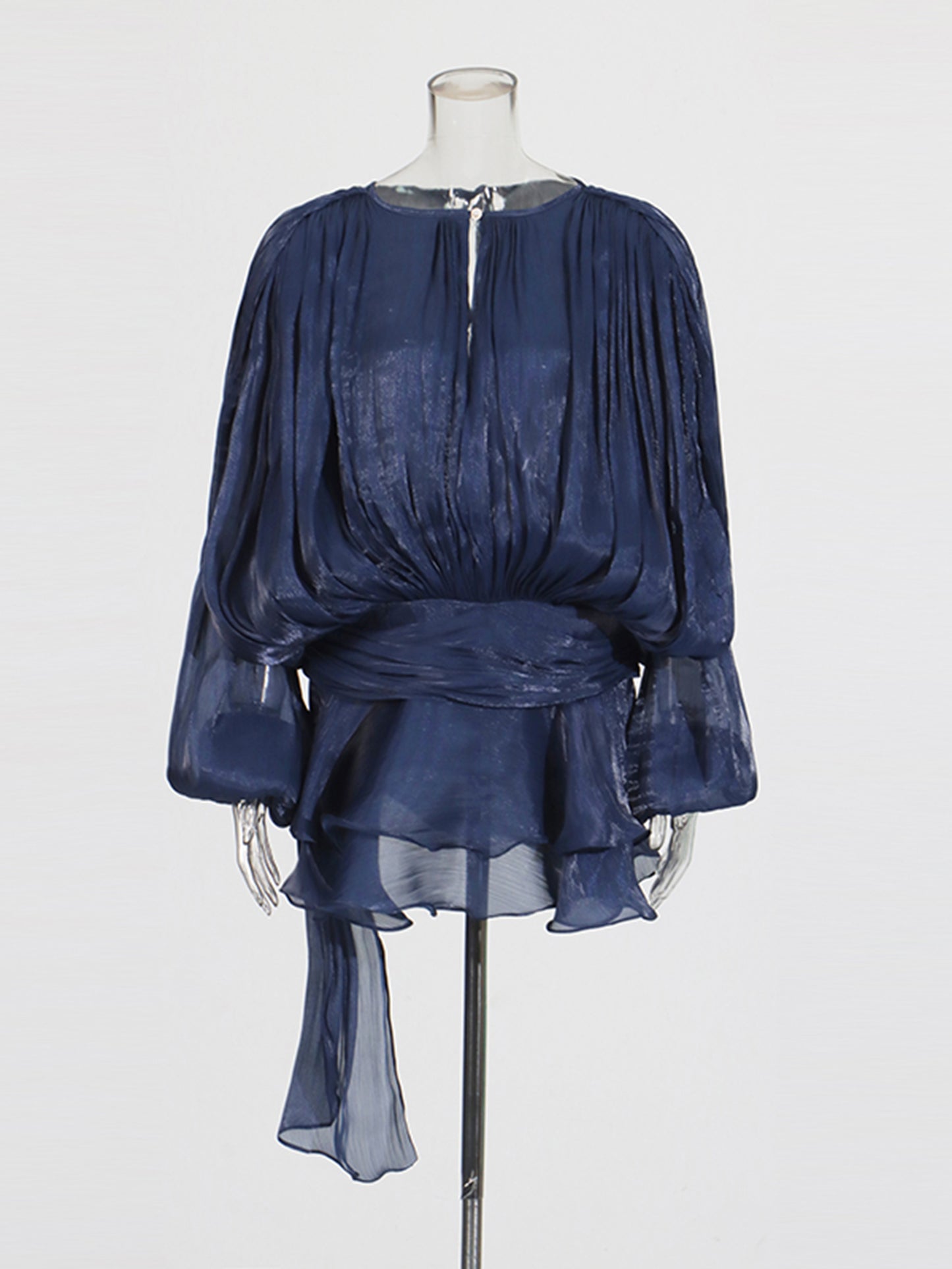 Elegant Tie - Neck Wrap Mini Dress Collection