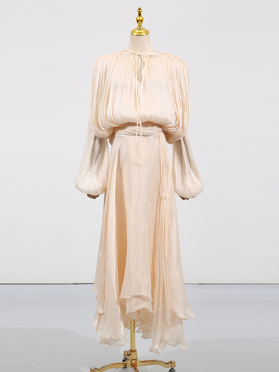 Solid Long Sleeveless Long Dress
