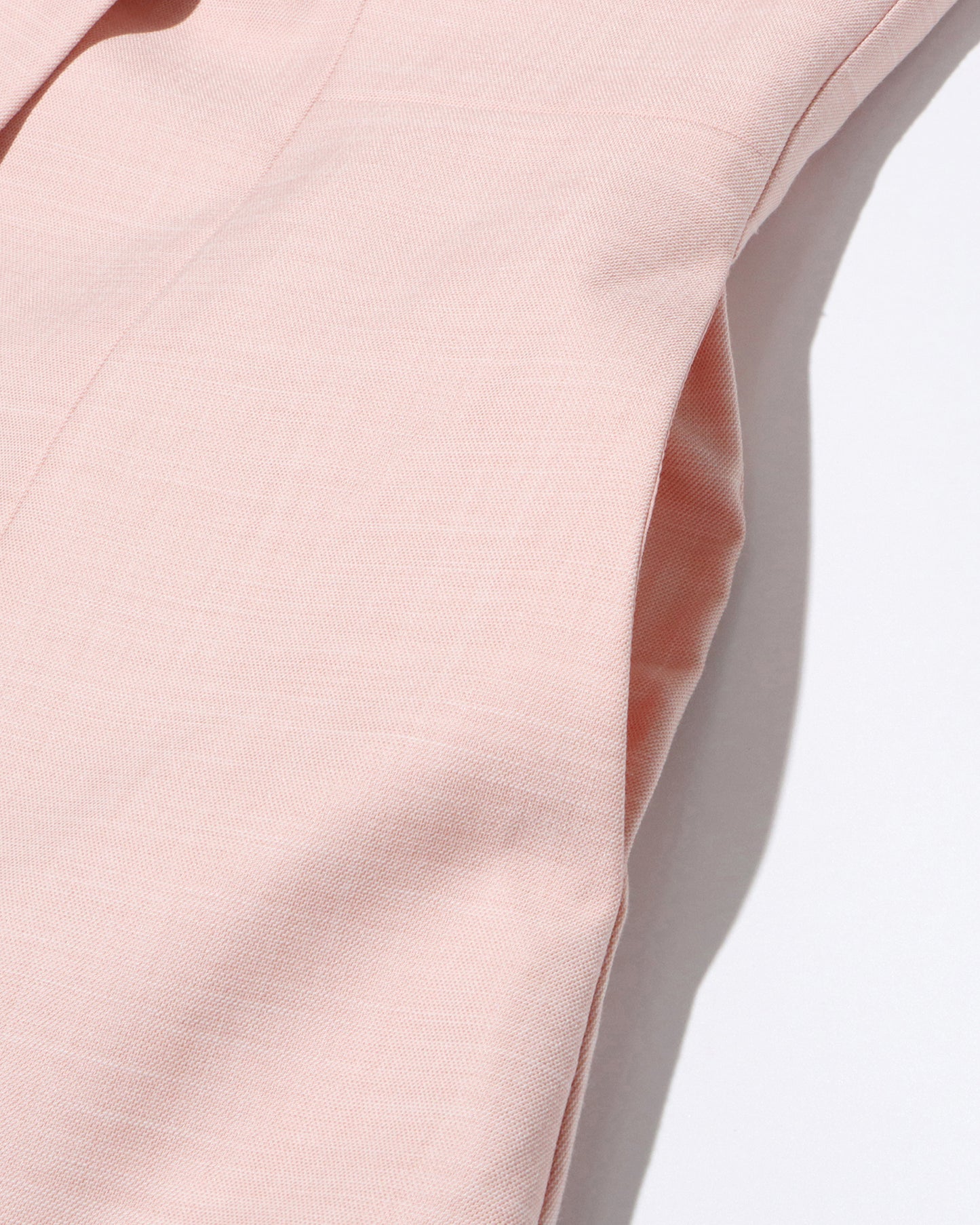 Pink Double-Breasted Blazer with Bow Belt