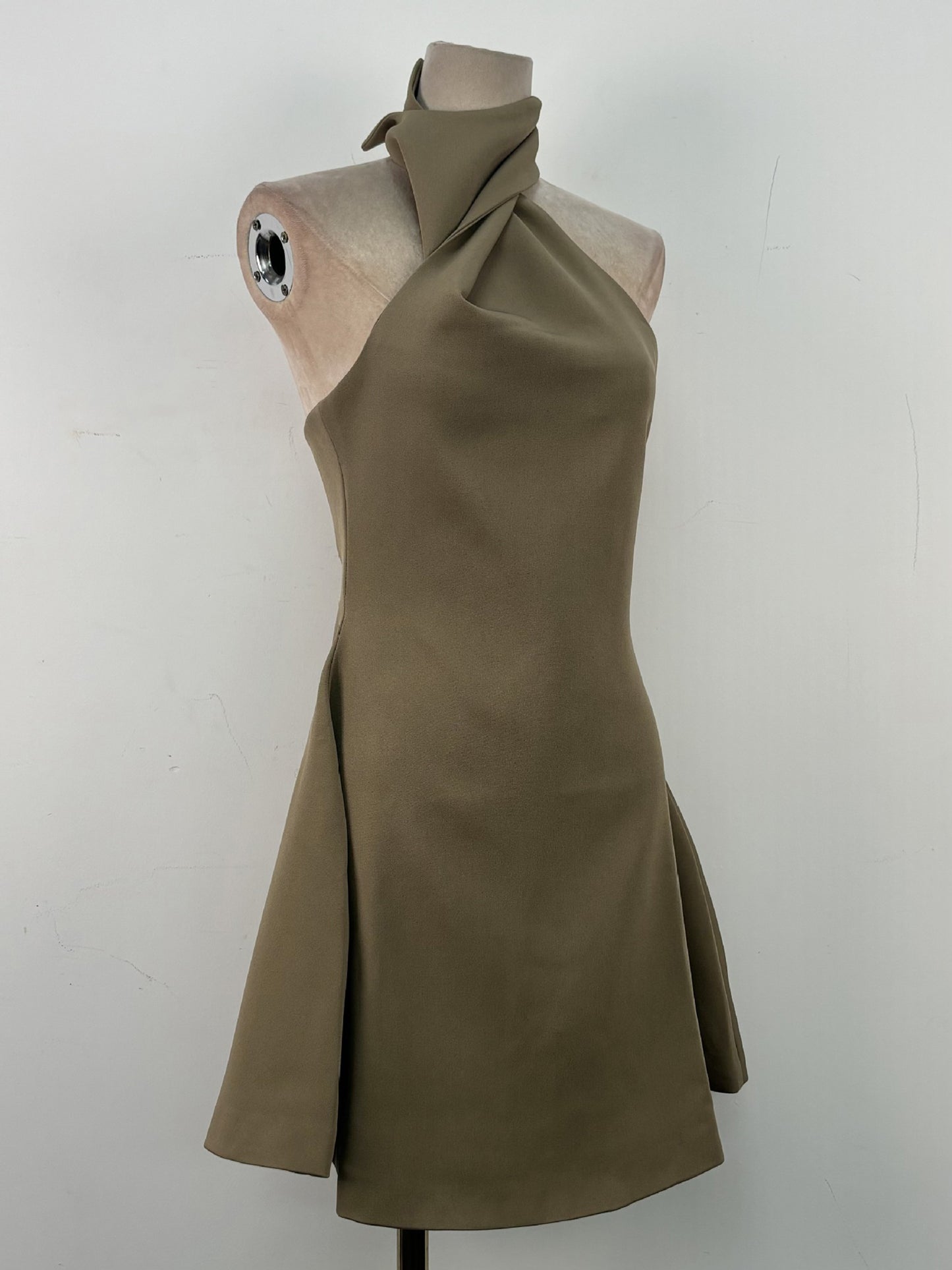 Solid Chic Off Shoulder Short Dress