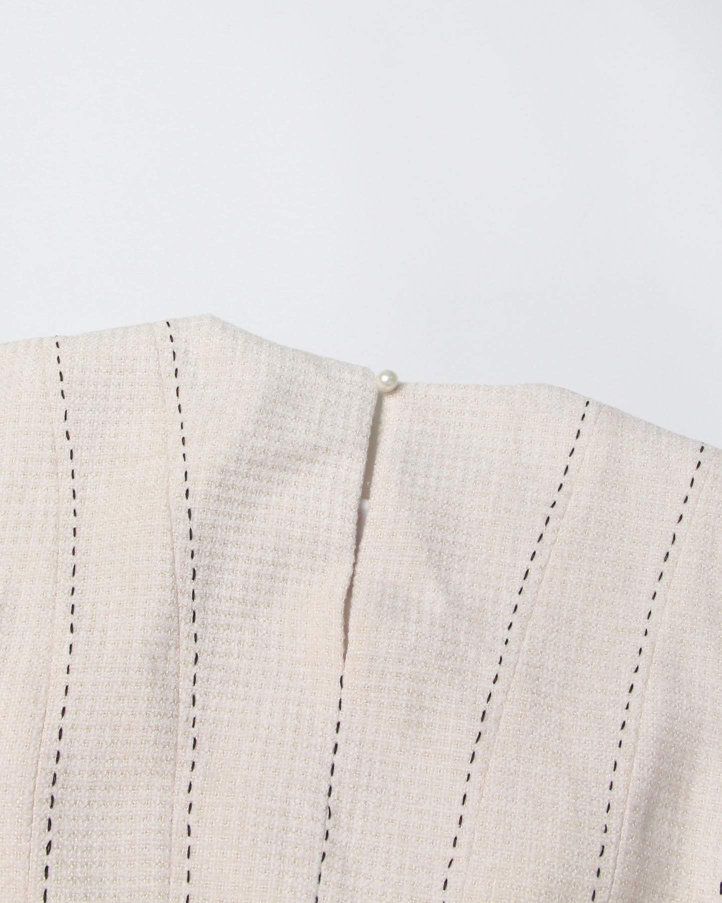 White Sleeveless Fit & Flare Midi Dress