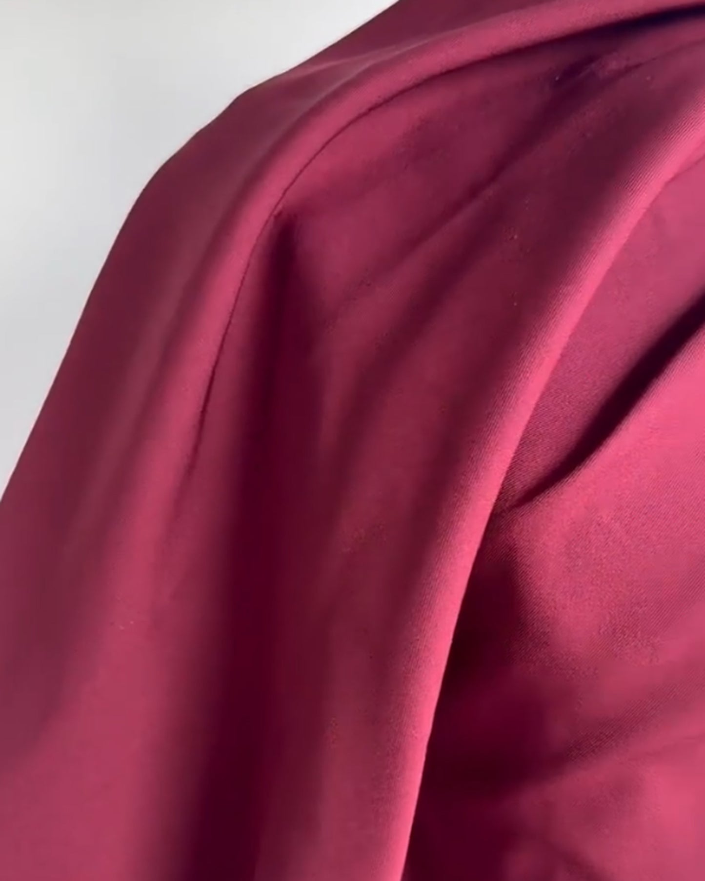Wine Red Asymmetric Cape Sheath Maxi Dress