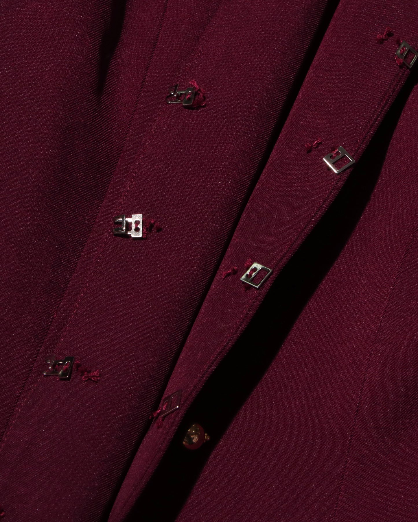 Wine Red Peplum Blazer & Pencil Skirt Set