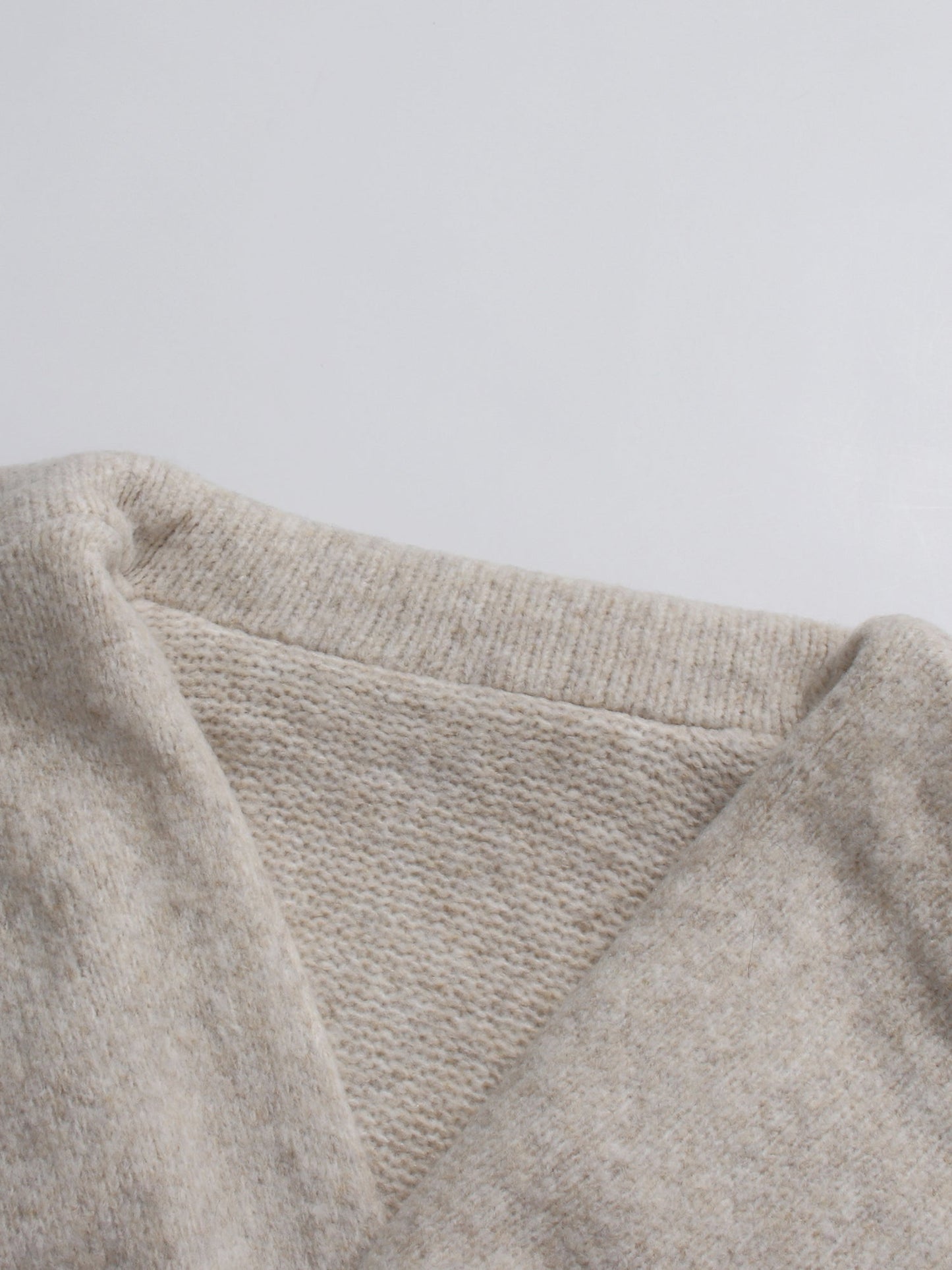 Apricot Knit 3 - Piece Set: Top, Ruffled Skirt & Coat - SISPELL