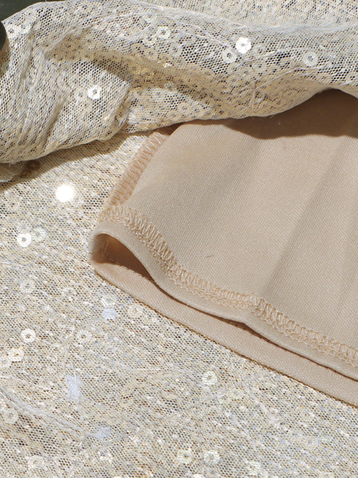 Black Sequin Maxi Skirt with Glitter - SISPELL