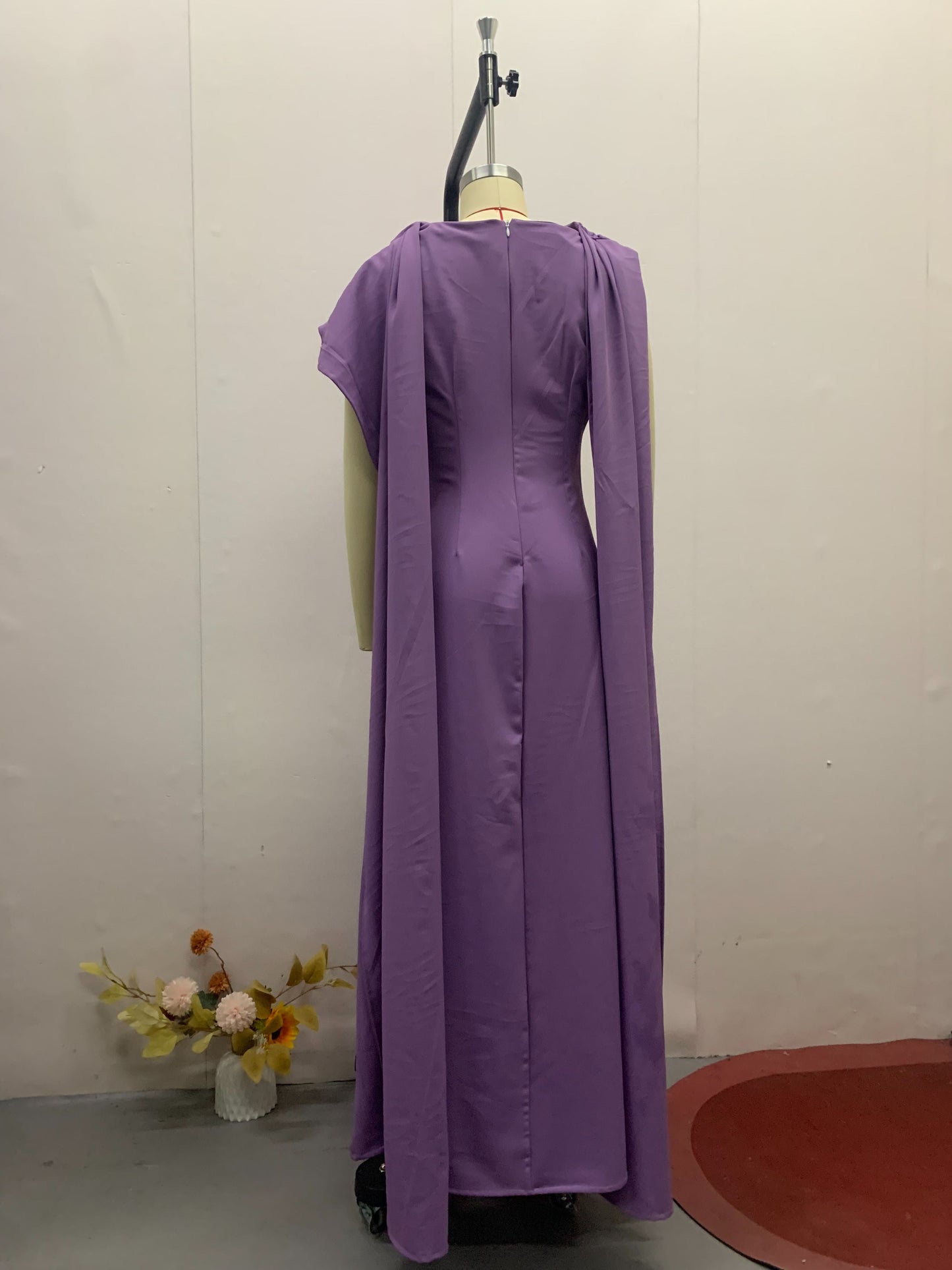 Elegant Solid Sleeveless Long Dress - SISPELL