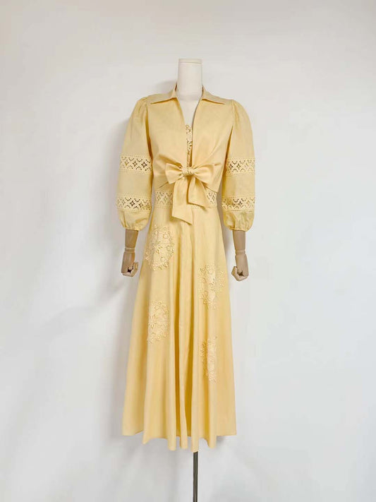 Temperament Patchwork Two Piece Set