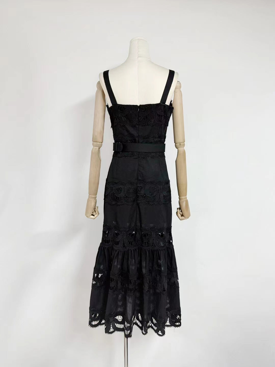 Hollow Out Sleeveless Long Dress