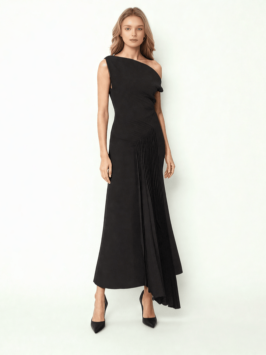 Temperament Off Shoulder Long Dress - SISPELL