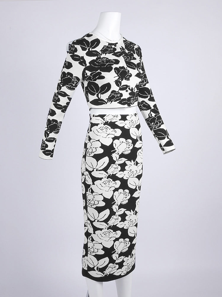 Hit Color Print Two Piece Set