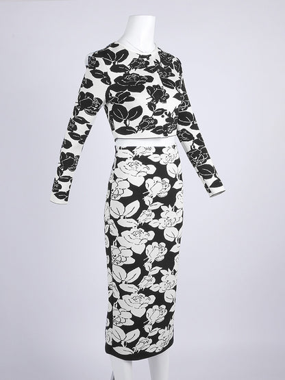 Hit Color Print Two Piece Set