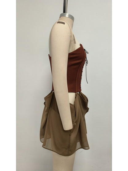 Chic Off Shoulder Short Dress