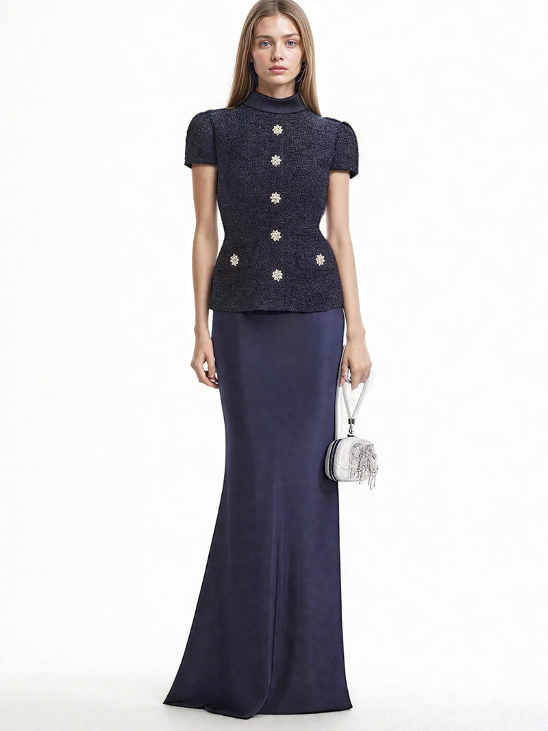 Temperament Patchwork Two Piece Set