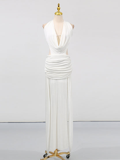 Sexy Off Shoulder Backless Long Dress
