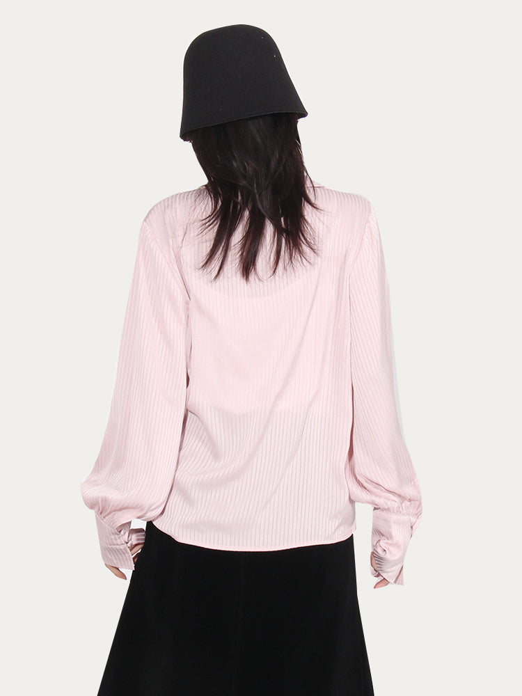 Casual Loose Fitting Long Sleeved Shirt