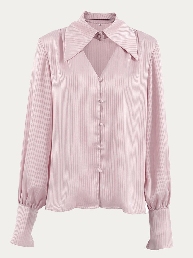 Casual Loose Fitting Long Sleeved Shirt