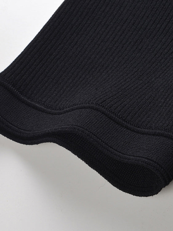 Pleated Solid Lapel Short Dress