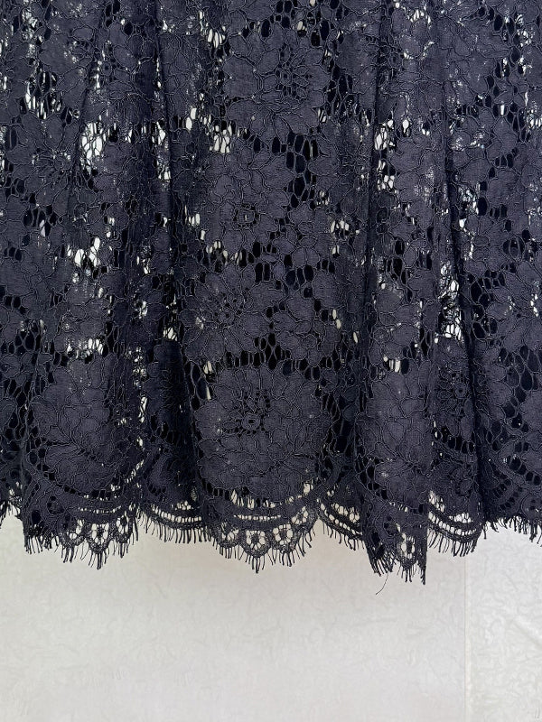 Elegant Strap Lace Midi Dress