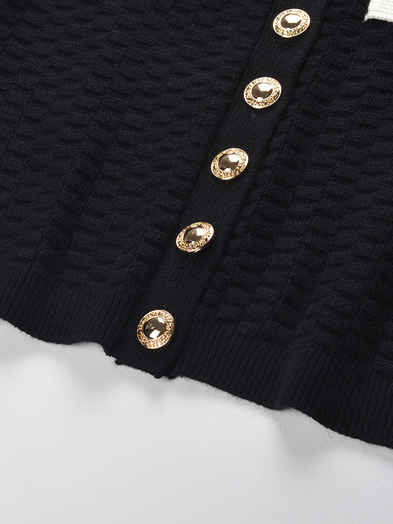Elegant Lapel Hit Color Jacket