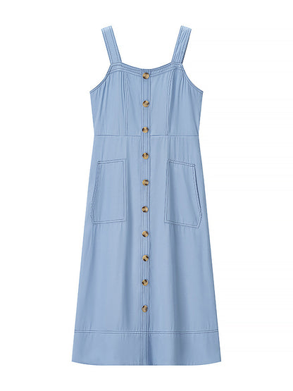 Elegant Solid Ruffles Long Dress