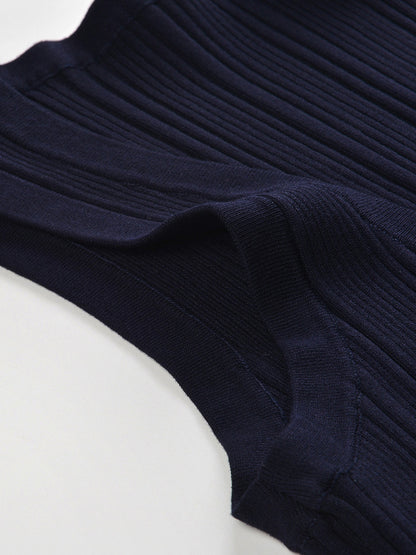 Square Collar Sleeveless Long Dress