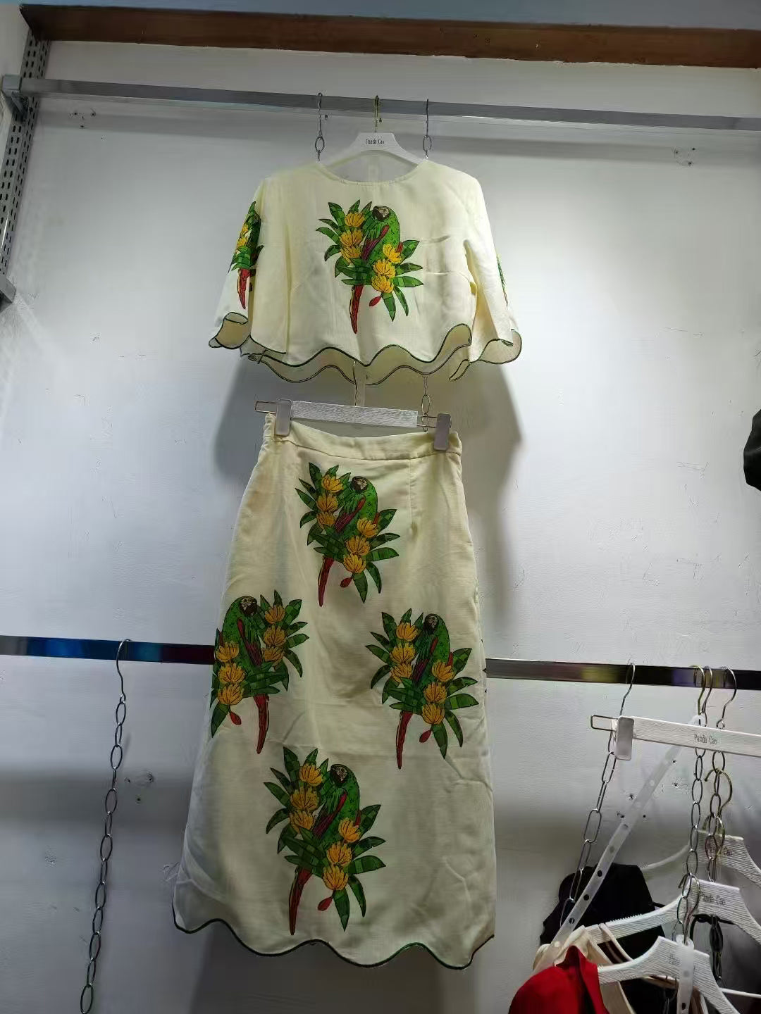 Elegant Chic Print Two Piece Set
