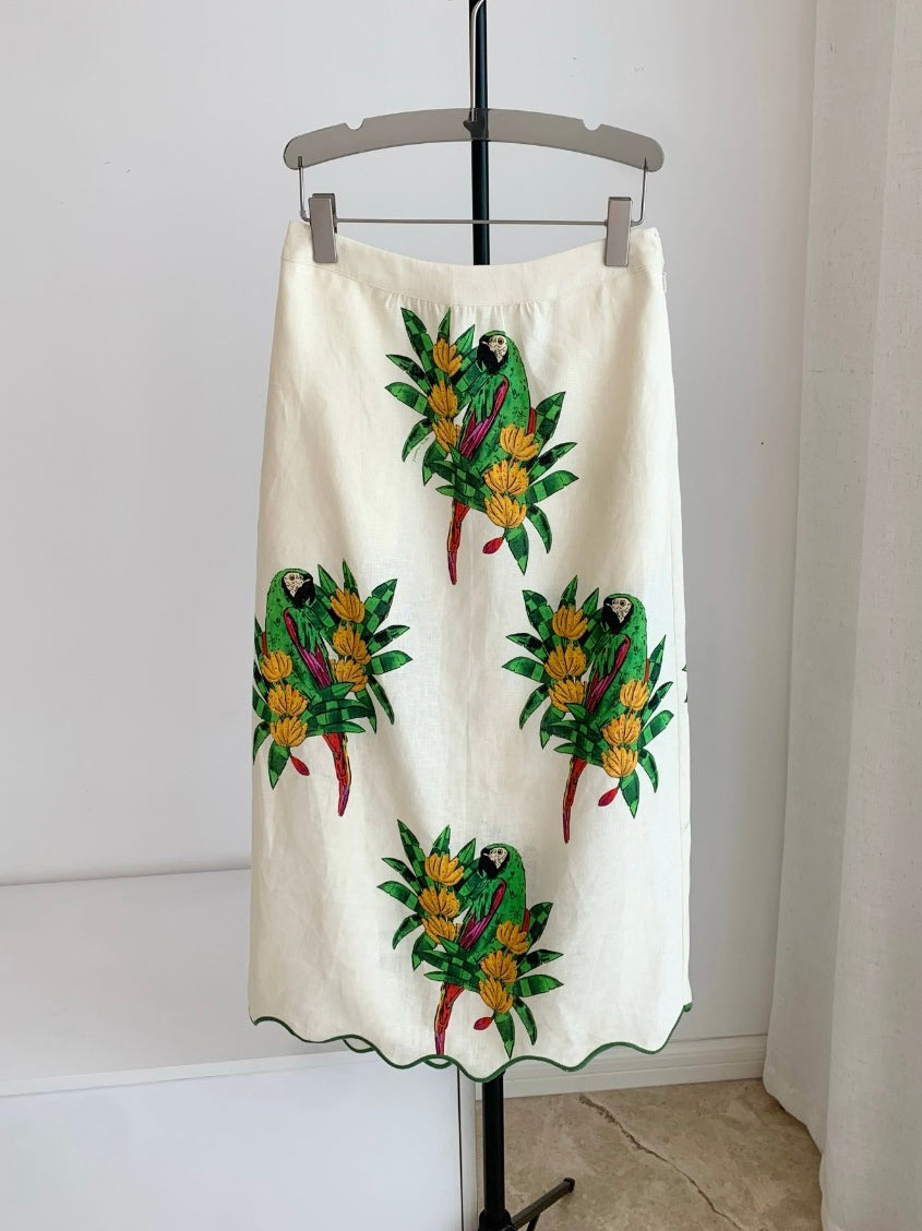 Elegant Chic Print Two Piece Set