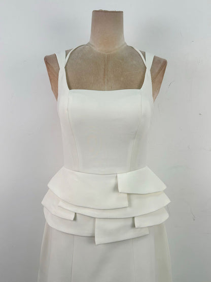 Solid Elegant Sleeveless Long Dress