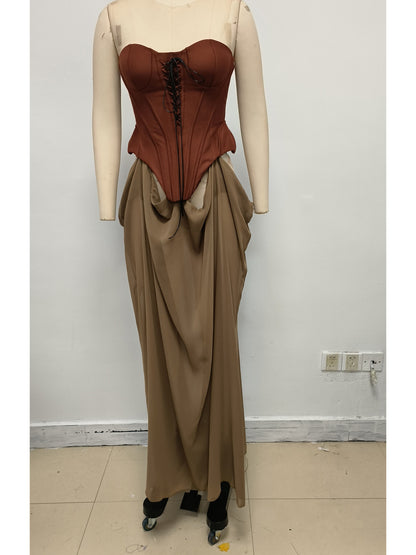 Chic Off Shoulder Long Dress