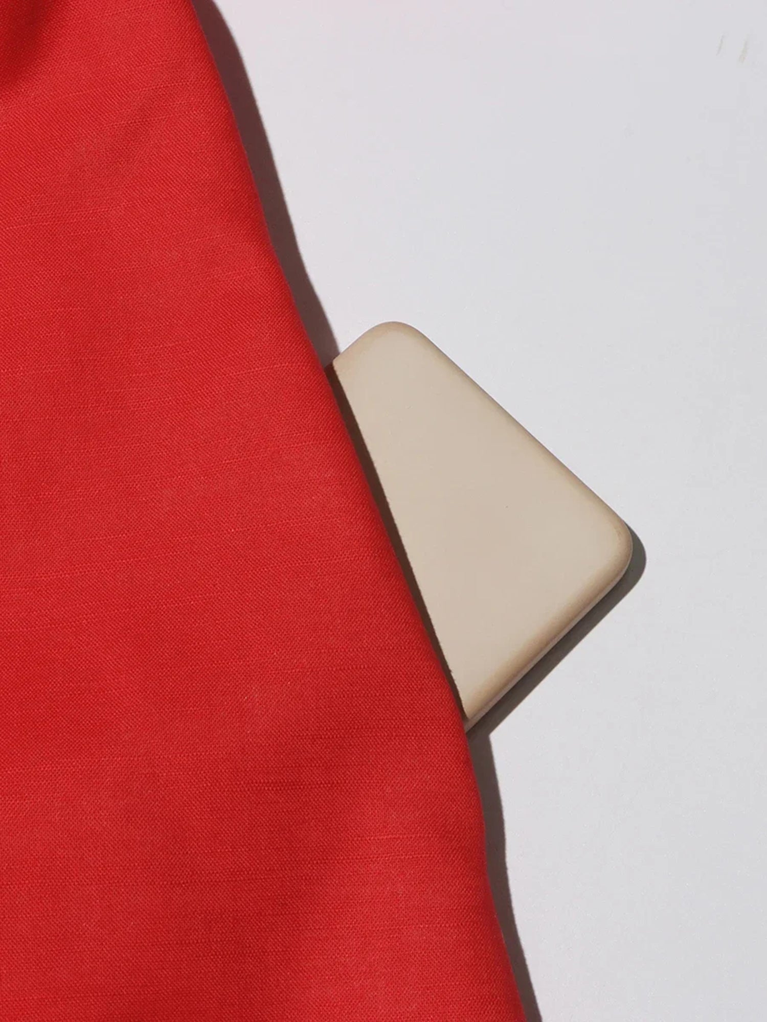 Statement Red Off - Shoulder Floral Applique Midi Dress.